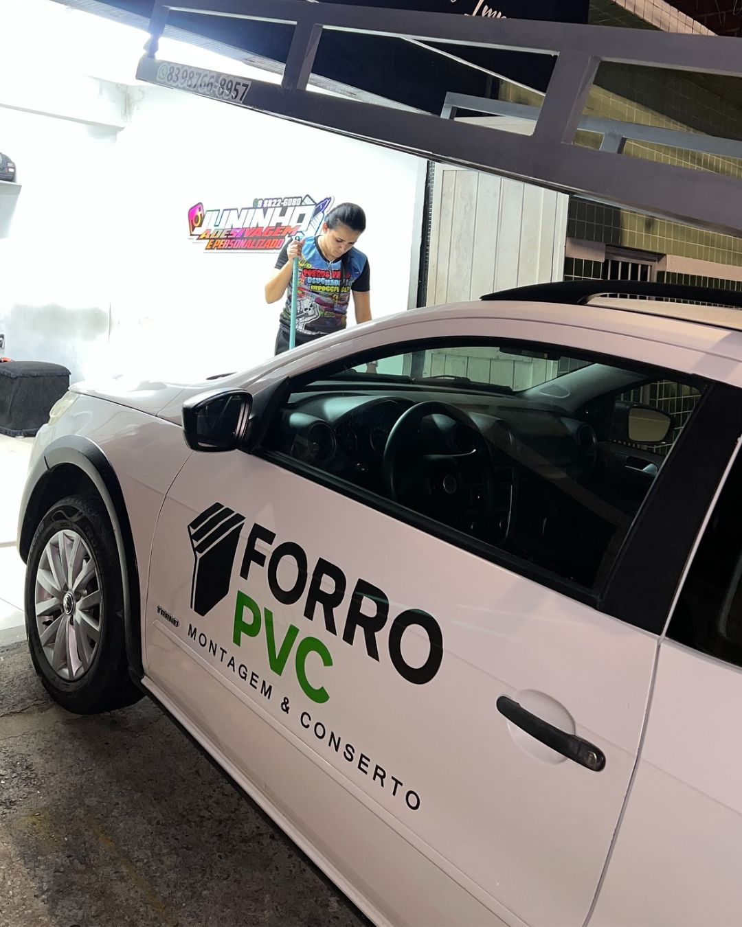 VW Saveiro — Aplicação em oficina