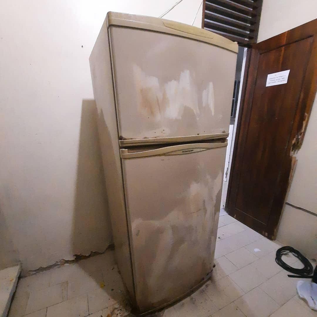 Antes — Geladeira duplex — Renovação completa